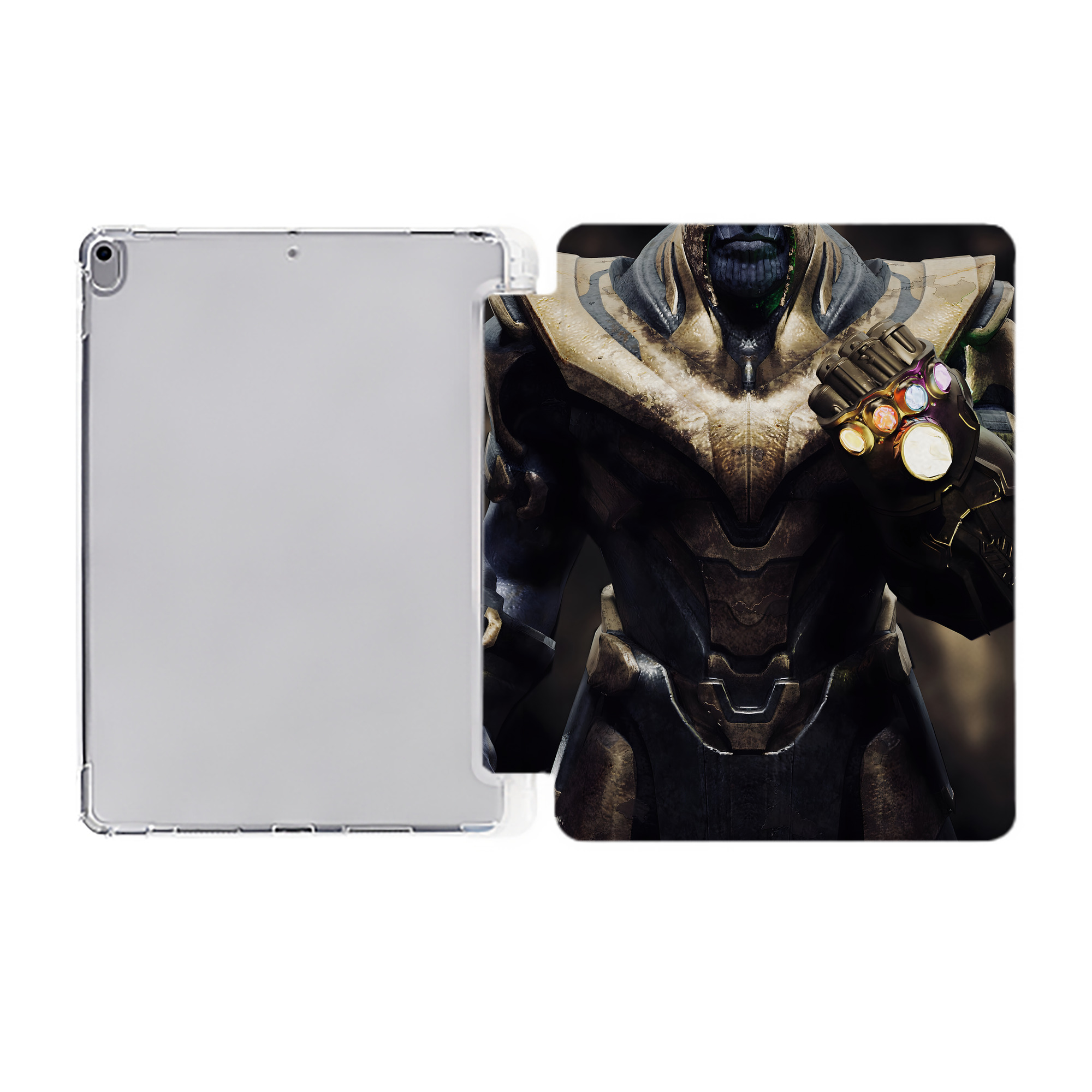 （画像用） アベンジャーズ The Avengers IPad ケース ペン収納付き 三つ折りスタンド PUレザー×シリコン 対応機種9.5/10.5/10.9インチ